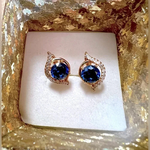 Jewelry - Sapphire Blue Earrings
